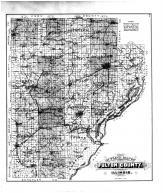 Fulton County Outline Map, Fulton County 1895